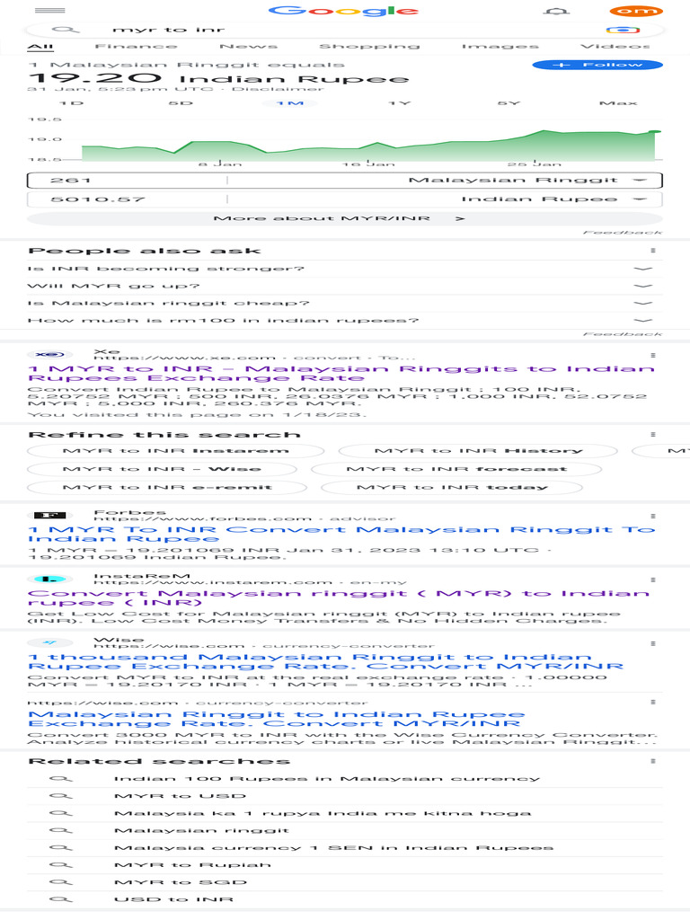 Myr To Inr - Google Search | PDF, image size:768x1024