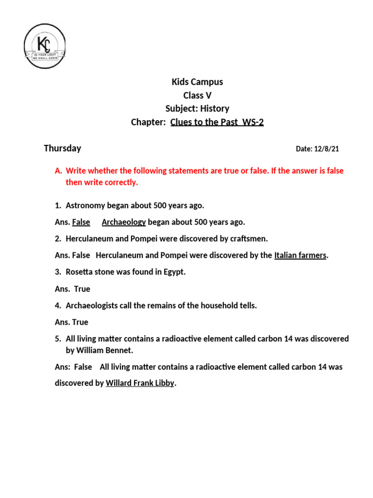 Ws 2 Chapter 1 History Pdf