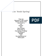 The 'Arab Spring'