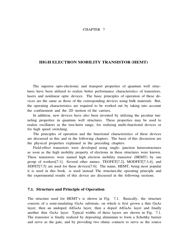 Pages From Physics of Quantum Well Devices Solid State Science and ...