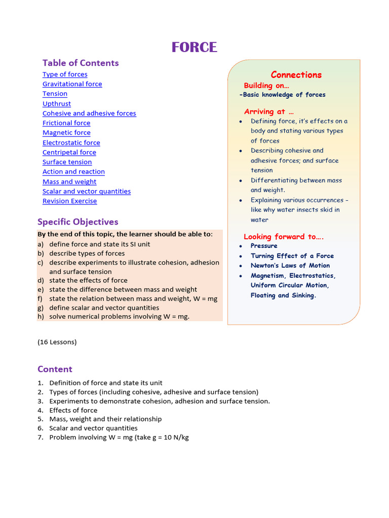 1.03 Force | PDF