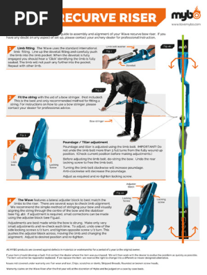 Wave Recurve Riser Instructions Web