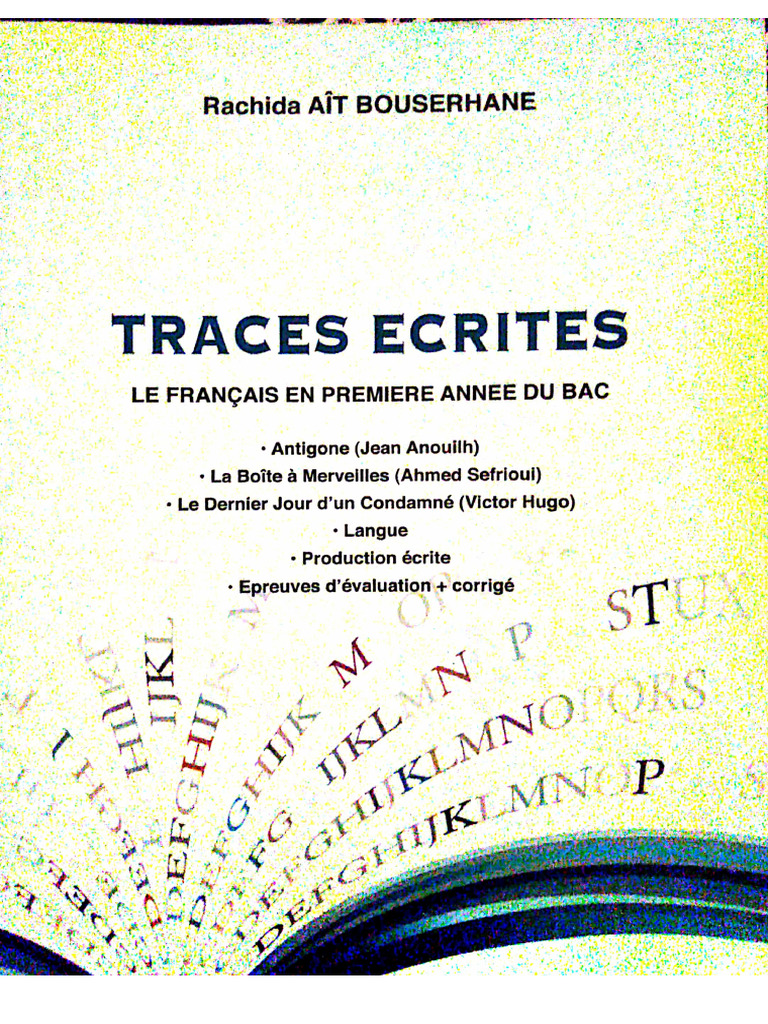Traces crites 1e BAC PDF