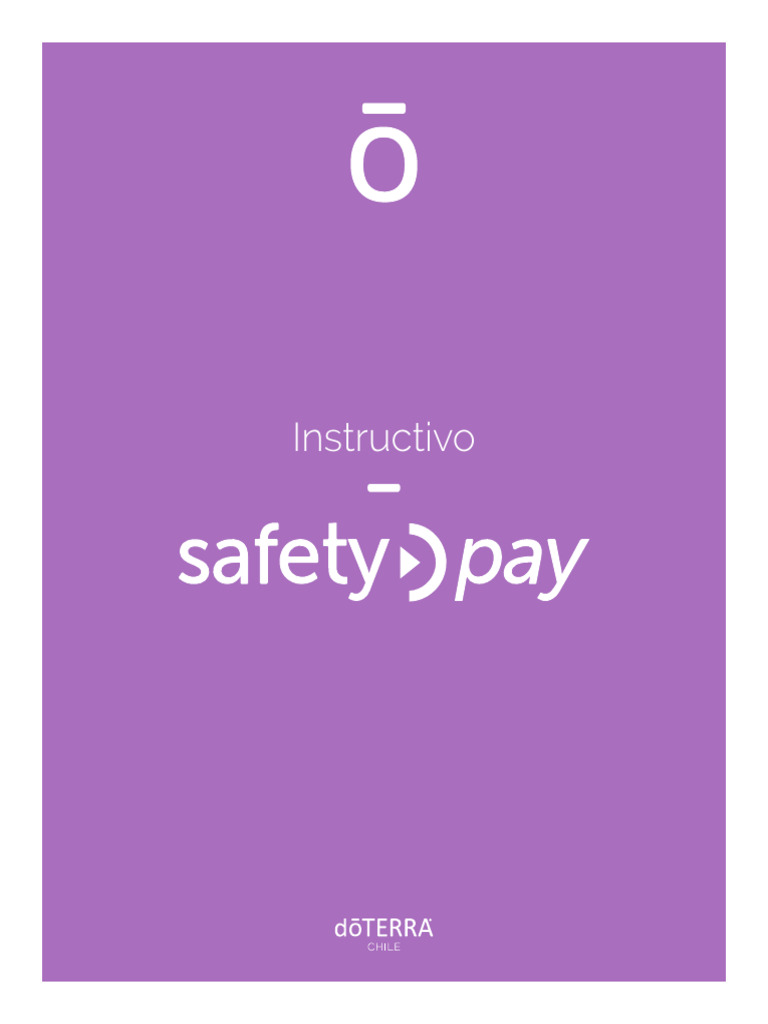 295 - Instructivo SafetyPay Forma de Pago Doterra Chile | PDF