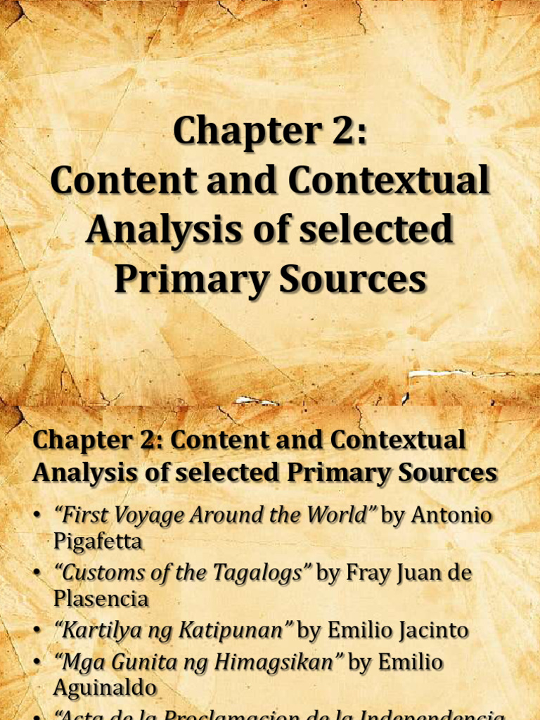 content-and-contextual-analysis-of-selected-primary-sources-pdf