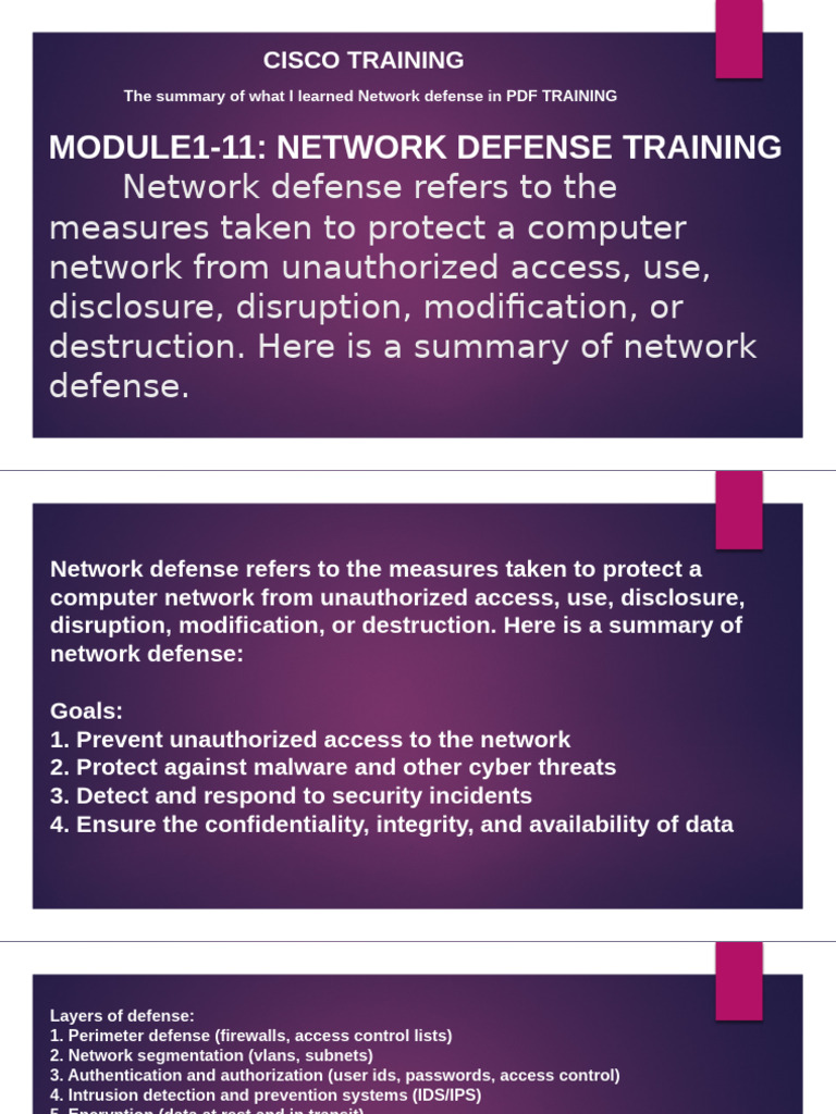 Network Defense | PDF