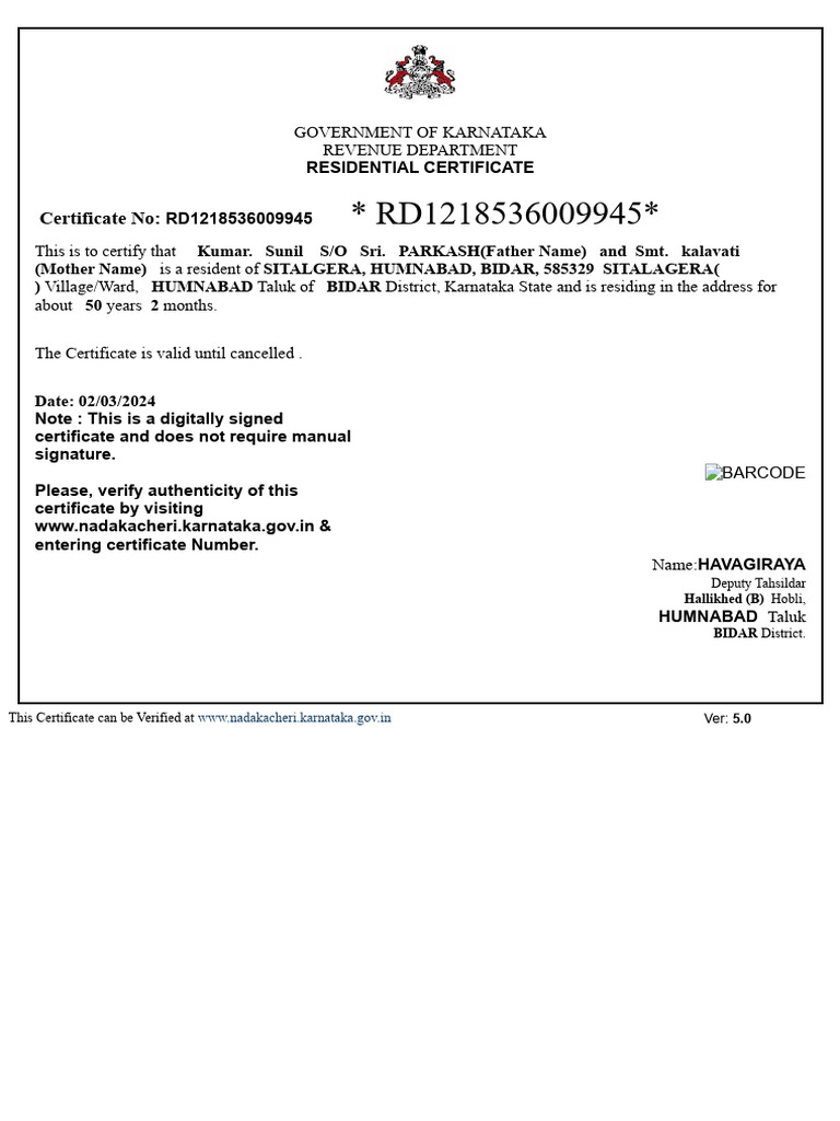 Nadakacheri powered by national informatic centre z pdf