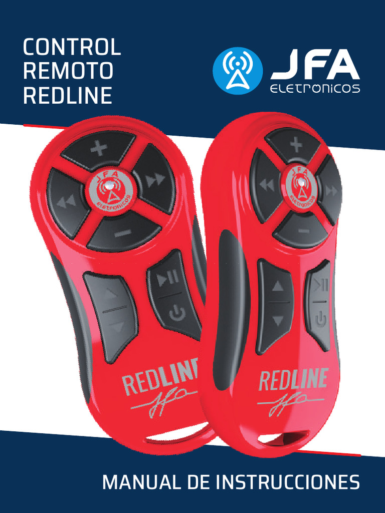 Manual de Instrucciones Jfa Control Remote Redline | PDF