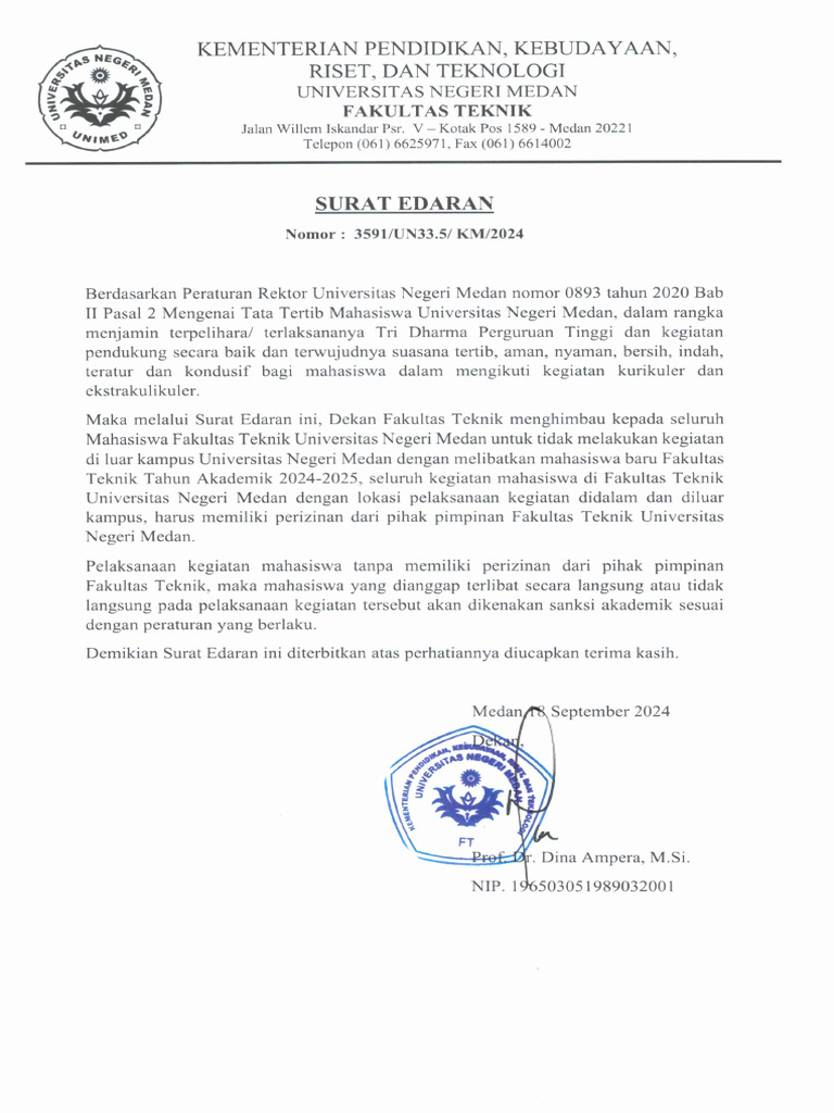Surat Edaran | PDF