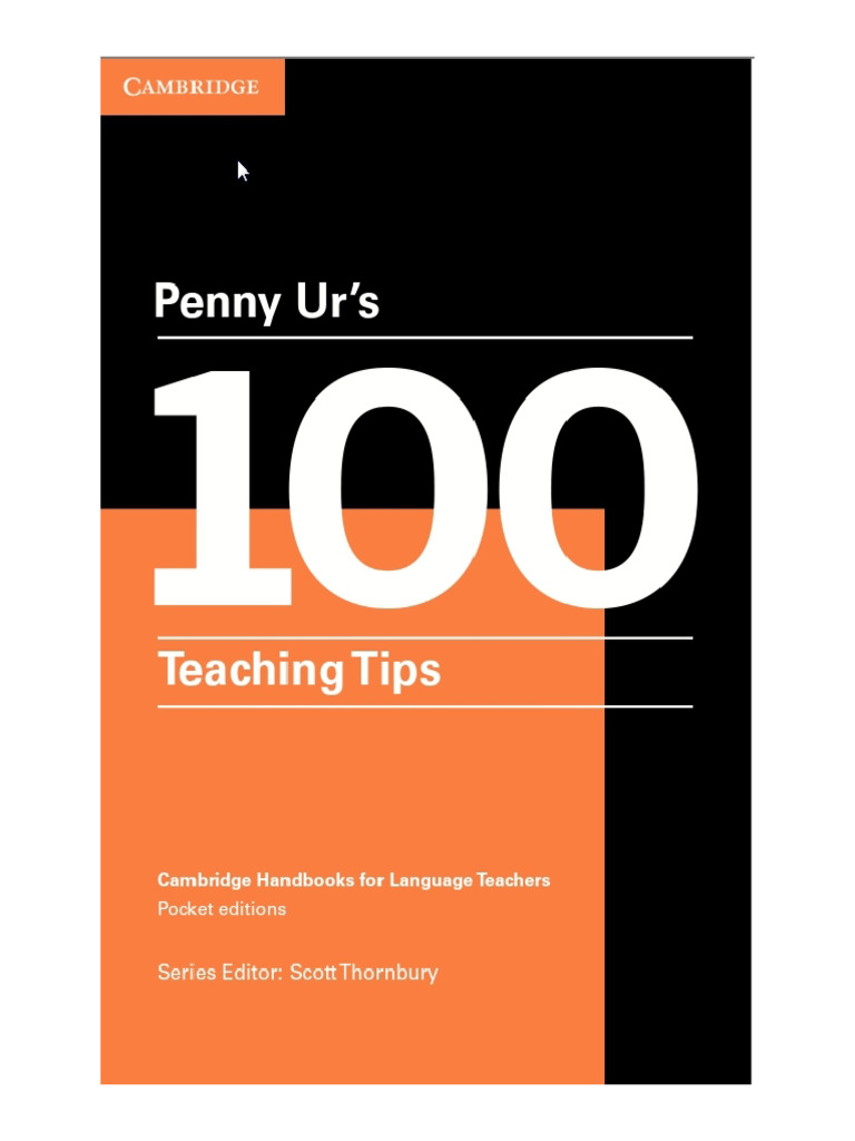 Penny Ur S 100 Teaching Tips | PDF