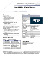 MT9M032: 1/4.5-Inch 1.6Mp CMOS Digital Image Sensor Features