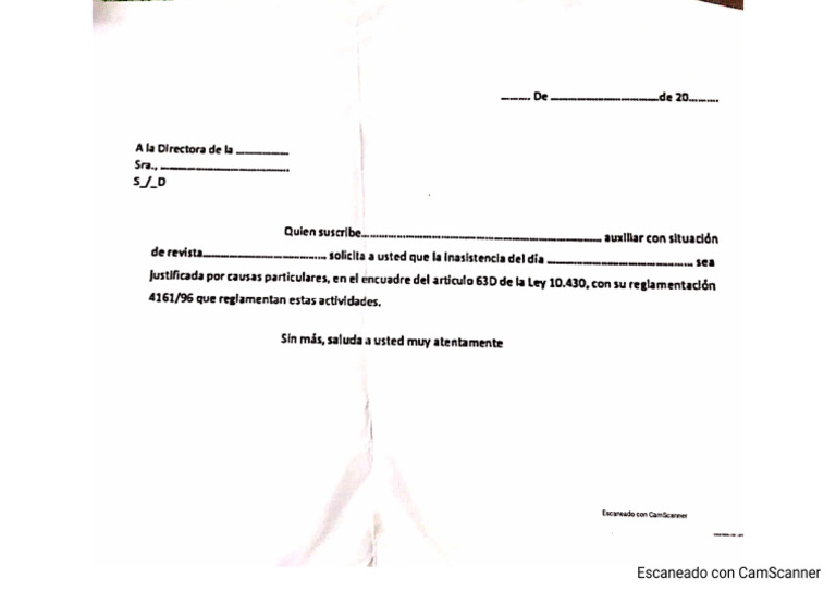 Planilla 63D | PDF