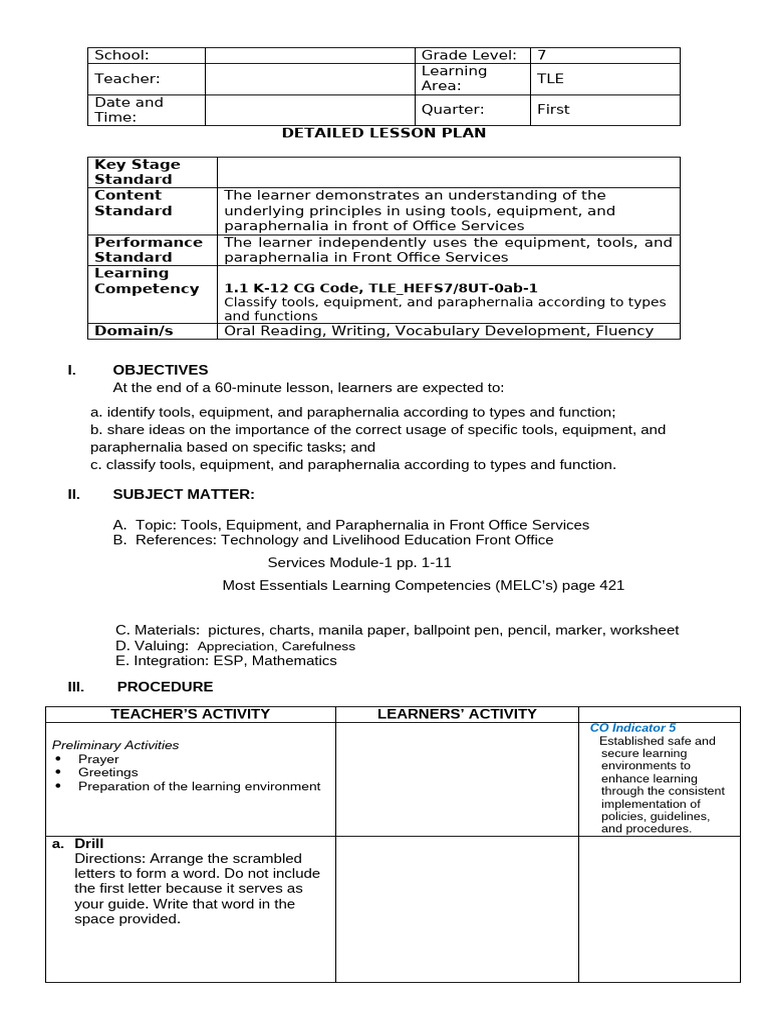 DLP On TLE 7 | PDF