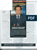 Entrevista A Fander Falconí Secretario Nacional de Planificación y Desarrollo.