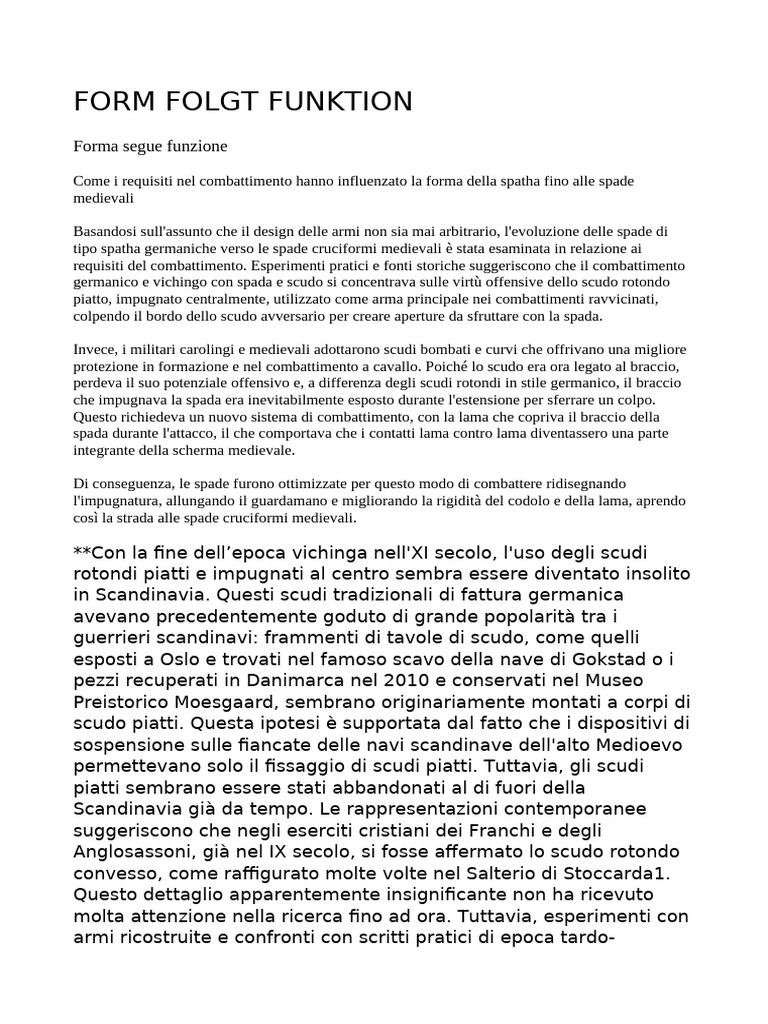Form Folgt Funktion Traduzione | PDF