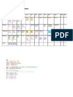 Japanese Society Timetable