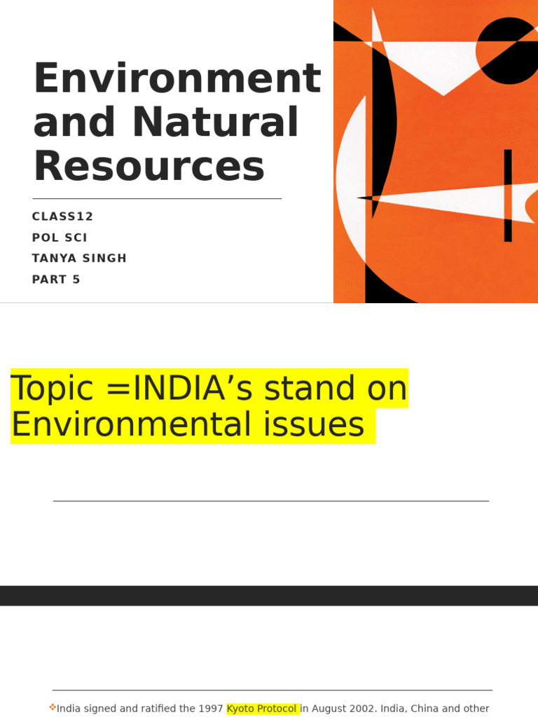 Environment and Natural Resources Part 5 | PDF