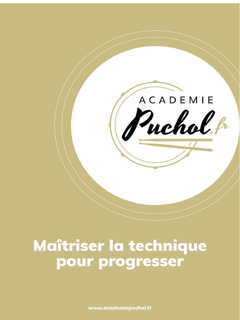 Maîtriser La Technique - Le Guide Pour Progresser À La Batterie | PDF