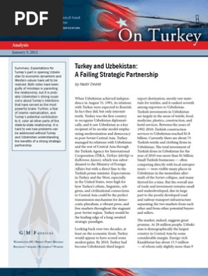Turkey and Uzbekistan: A Failing Strategic Partnership