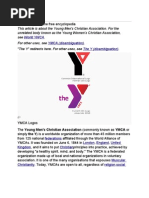 World YWCA YMCA (Disambiguation) The Y (Disambiguation) : Federations London England United Kingdom Christian