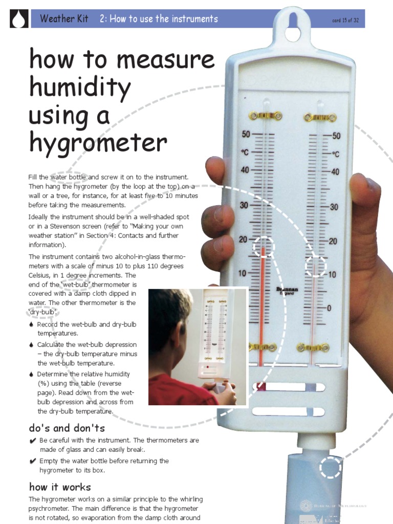 Hygrometer PDF Humidity Hydrography