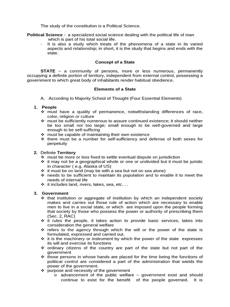 PoS 101 Notes - 2023 | PDF