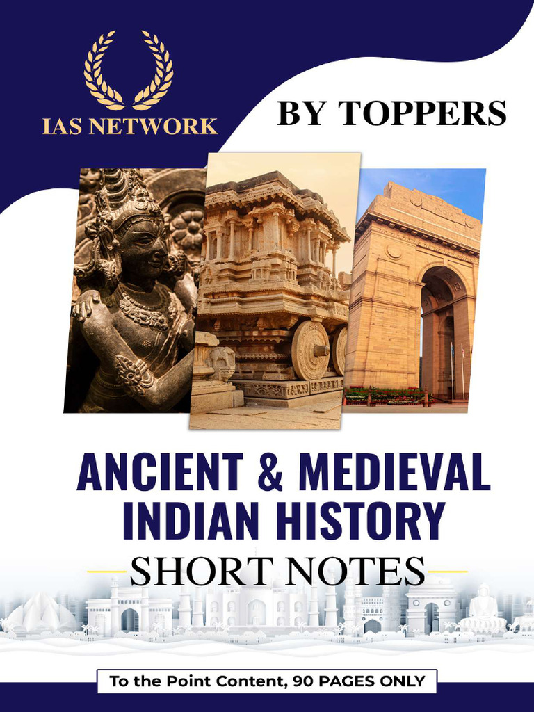 Ias Network 2023 Ancient & Medieval Indian History Notes | PDF