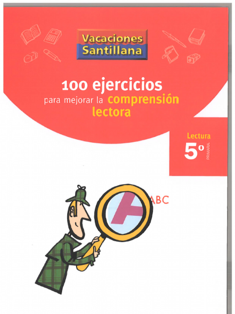 Comprension Lectora 100 Ejercicios Santillana | PDF