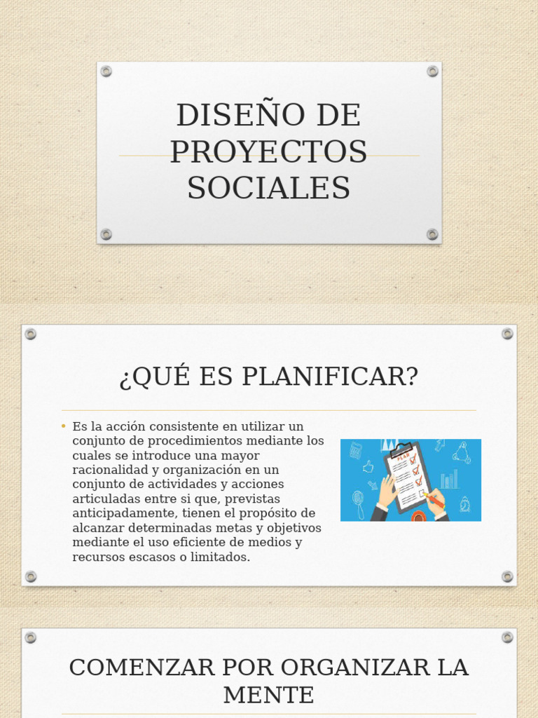 Guía para el Diseño de Proyectos Sociales | PDF | Presupuesto | Diseño