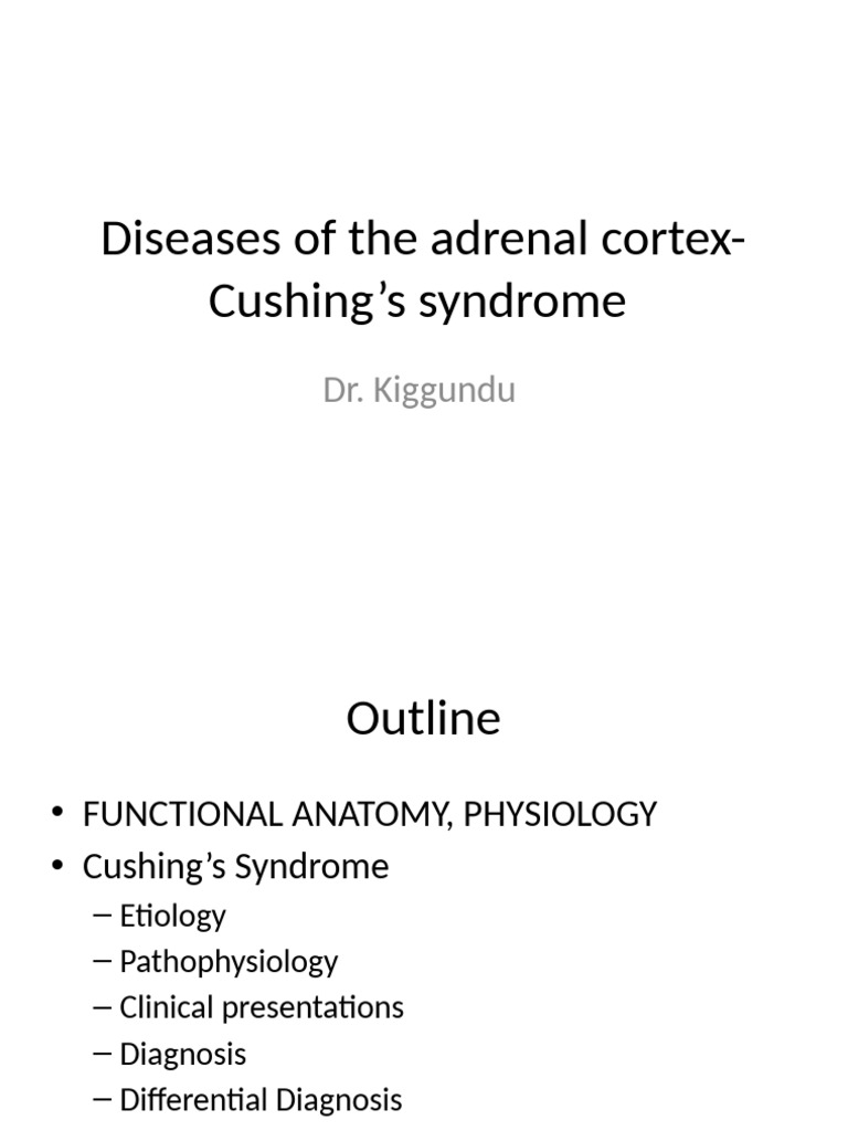 Diseases of The Adrenal Cortex - Cushing's Syndrome | PDF | Adrenal ...