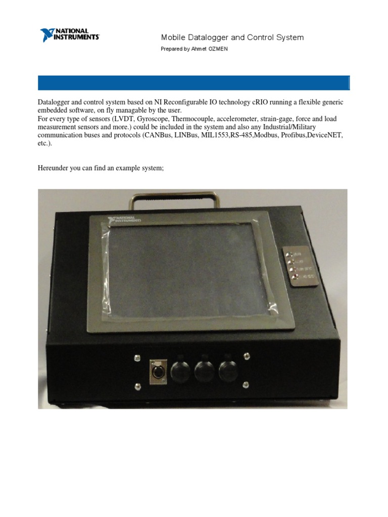 Mobile Data Logger and Control System | PDF | Server (Computing ...