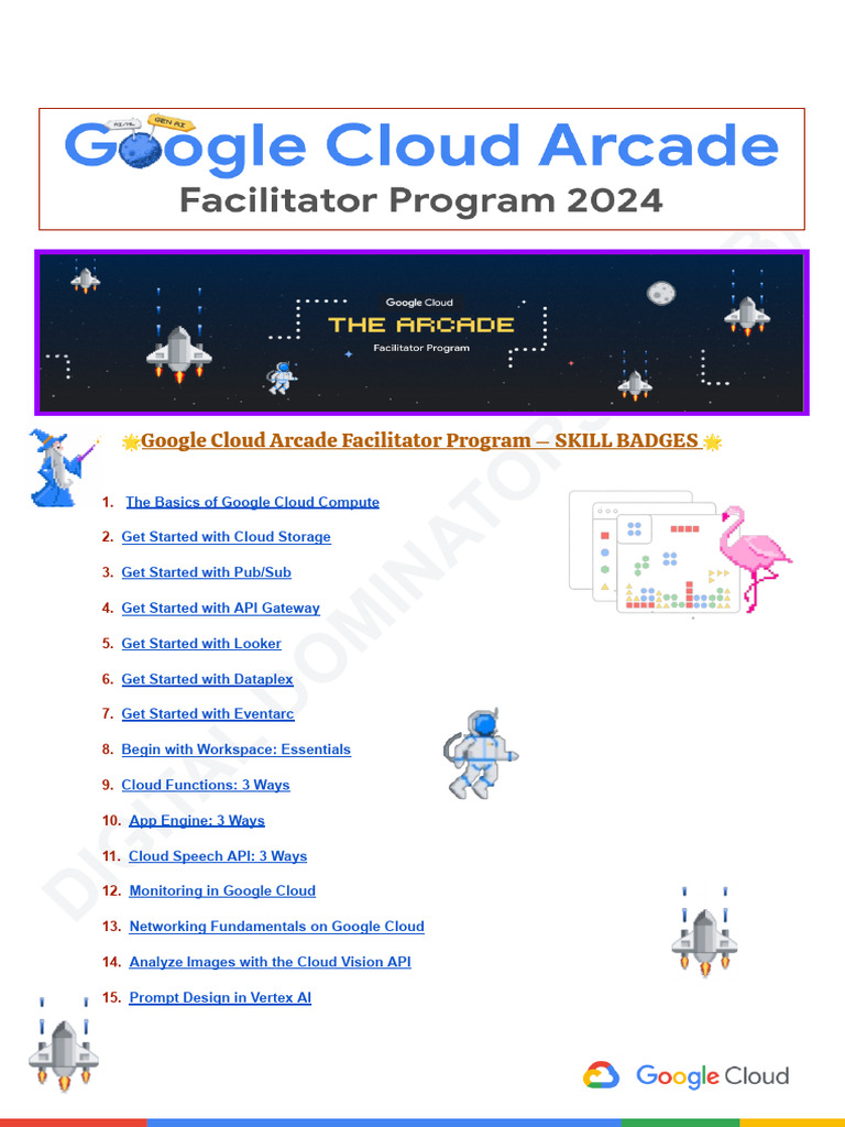 DIGITAL DOMINATORS - Google Cloud Arcade Facilitator Program – SKILL ...