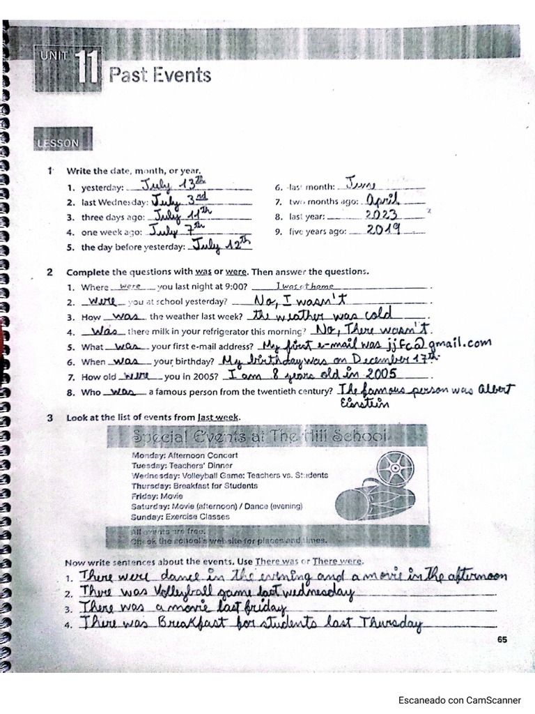 Workbook Unit 11 Pdf