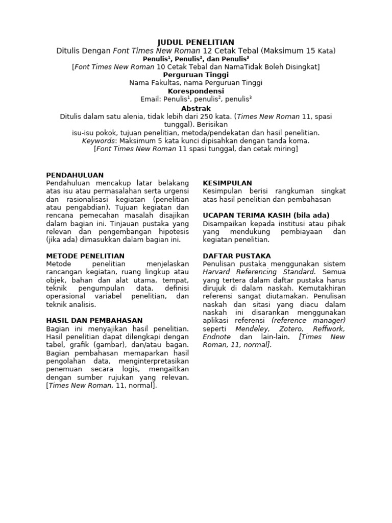 tamplate jurnal | PDF