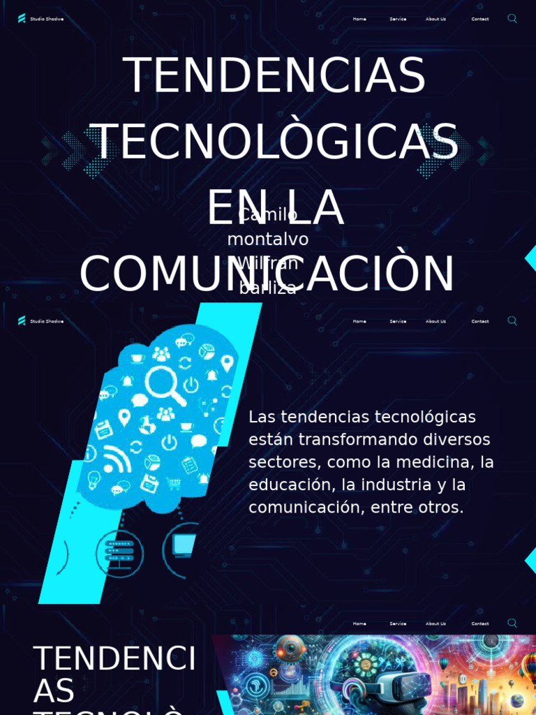 Blue Futuristic Technology Presentation | PDF