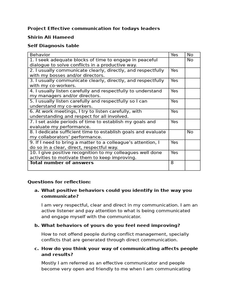 Effective Communication Strategies for Leaders | PDF | Communication ...