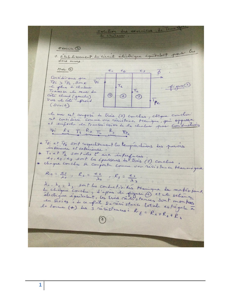 Solution Des Exercices | PDF