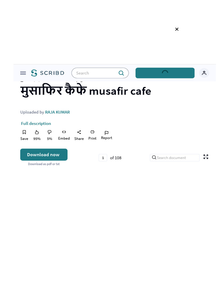 document456873125मुसाफिर कैफे musafir cafe | PDF