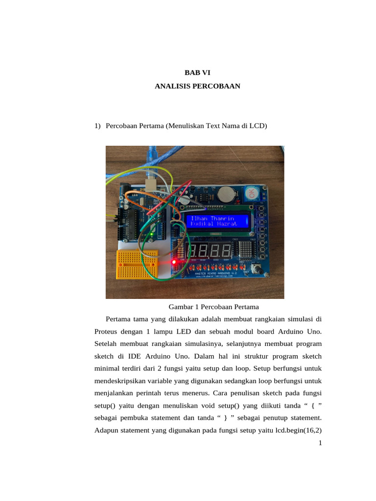 Laporan Lengkap LCD | PDF