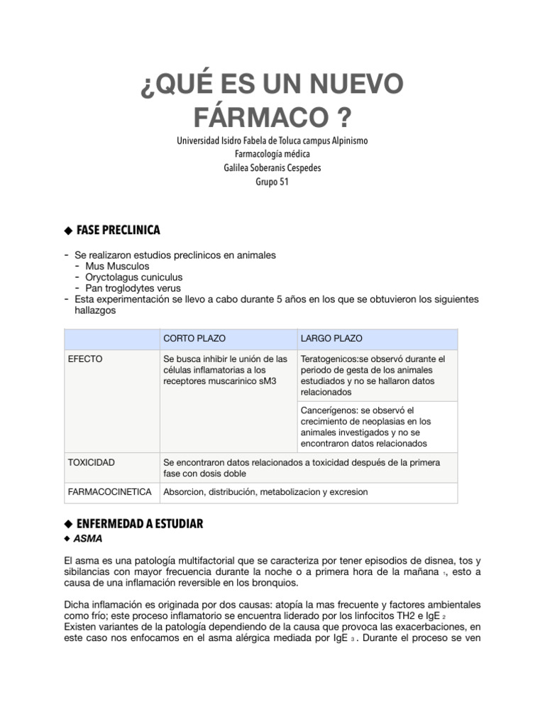 Tarea Fármaco | PDF