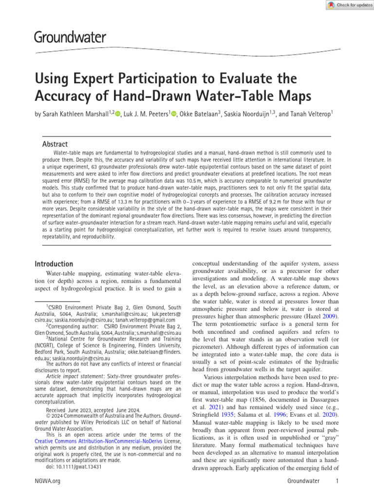 Using Expert Participation To Evaluate The Accurac | PDF