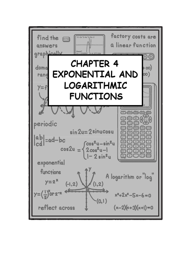 Chapter 4 Exponential and Logarithmic Functions (Pdfdrive) | PDF