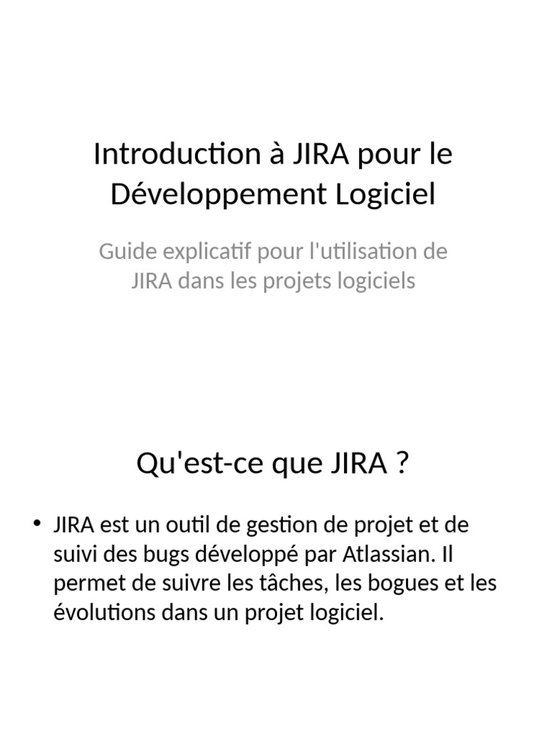 JIRA Documentation Presentation | PDF