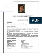 Curriculukm Diego Armando Mazza Pincay