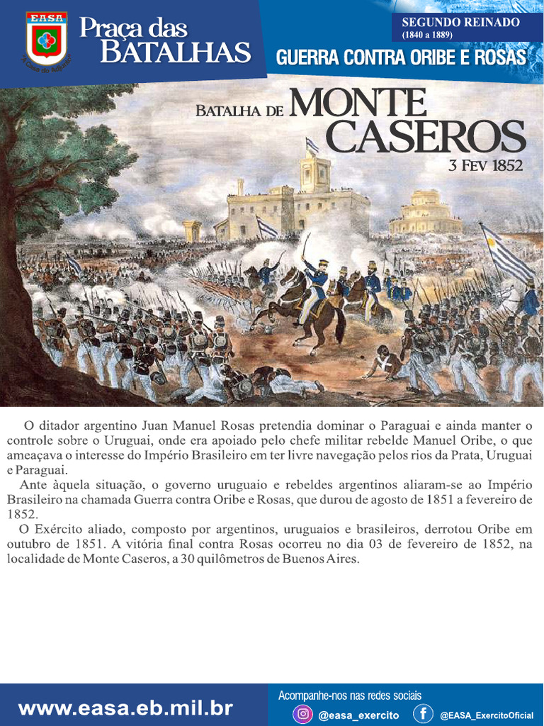 Guerra Contra Oribe e Rosas e Guerra Contra Aguirre | PDF
