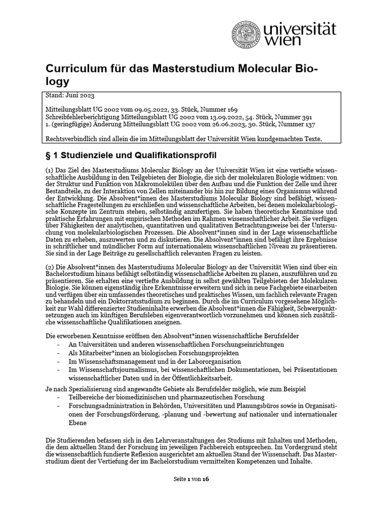 MA Molecular Biology | PDF