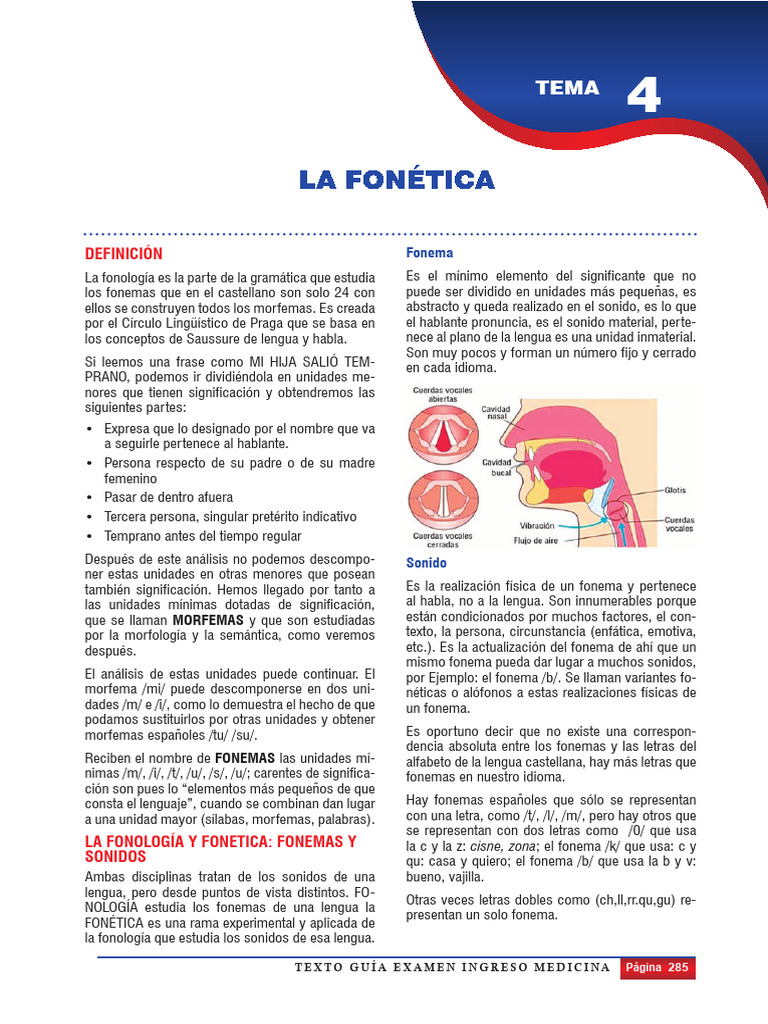 La Fonética | PDF