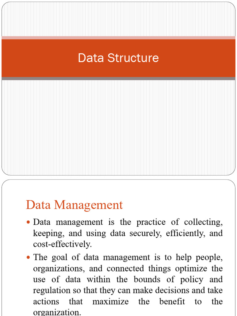 Introduction To Data Structure | PDF