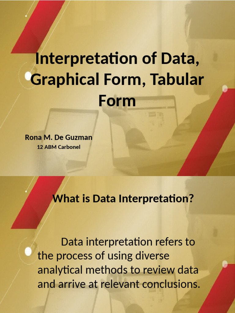 Interpretation of Data | PDF