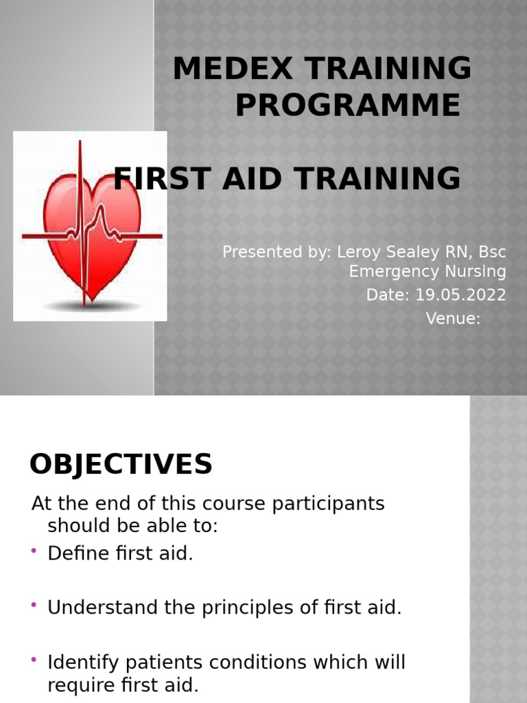 First Aid Medex Training | PDF